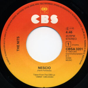 7" | The Nits - Nescio / Man of Straw - Afbeelding 2