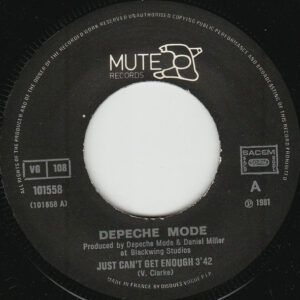 7" | Depeche Mode - Just Can't Get Enough / Any Second Now - Afbeelding 2