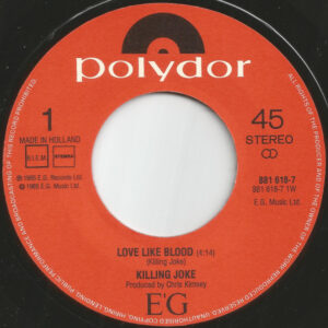 7" | Killing Joke - Love like Blood / Blue Feather Version - Afbeelding 2