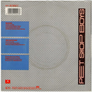 7" | Pet Shop Boys - West End Girls / A Man could get Arrested - Afbeelding 3