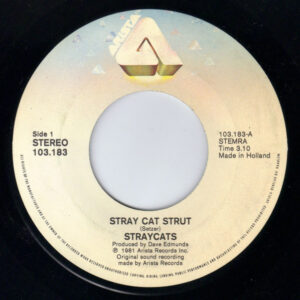 7" | Stray Cats - Stray Cat Strut / Drink that Bottle Down - Afbeelding 2