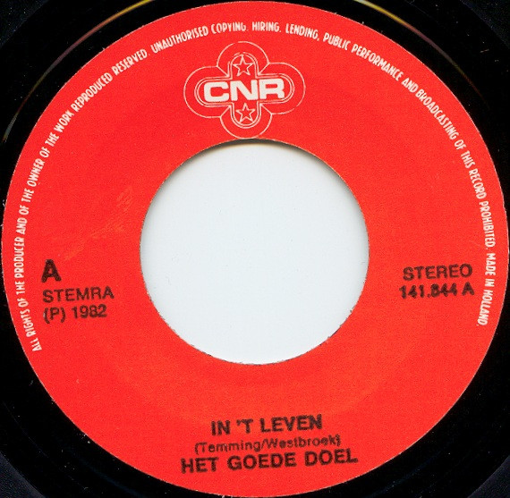 7" | Het Goede Doel - In 't Leven / Alleen