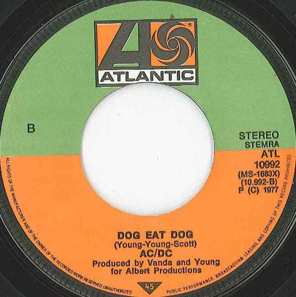 7" | AC/DC - Whole Lotta Rosie / Dog Eat Dog