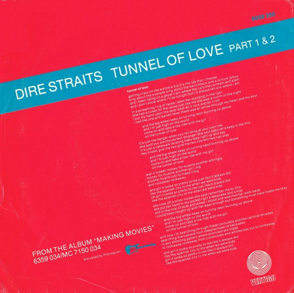 7" | Dire Straits - Tunnel of Love Part 1 & 2