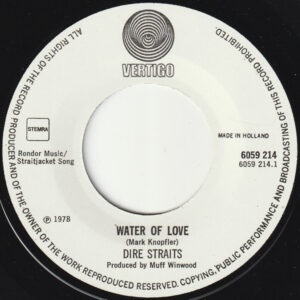 7" | Dire Straits - Water of Love / Down to the Waterline - Afbeelding 2