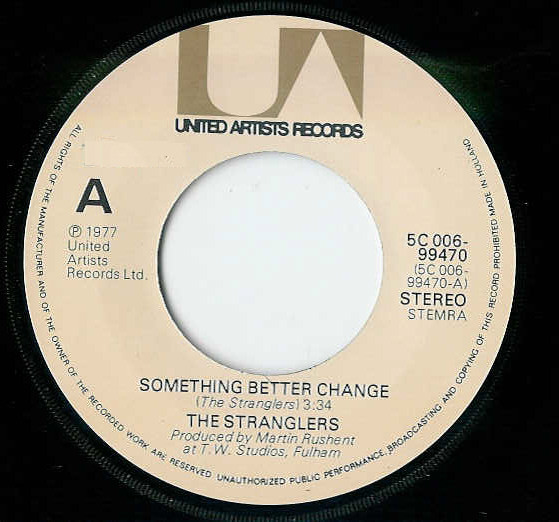 7" | The Stranglers - Something Better Change / Straighten Out