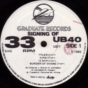 UB40 - Signing Off (2 LP, 1x 45 rpm, 1x 33 rpm) - Afbeelding 2