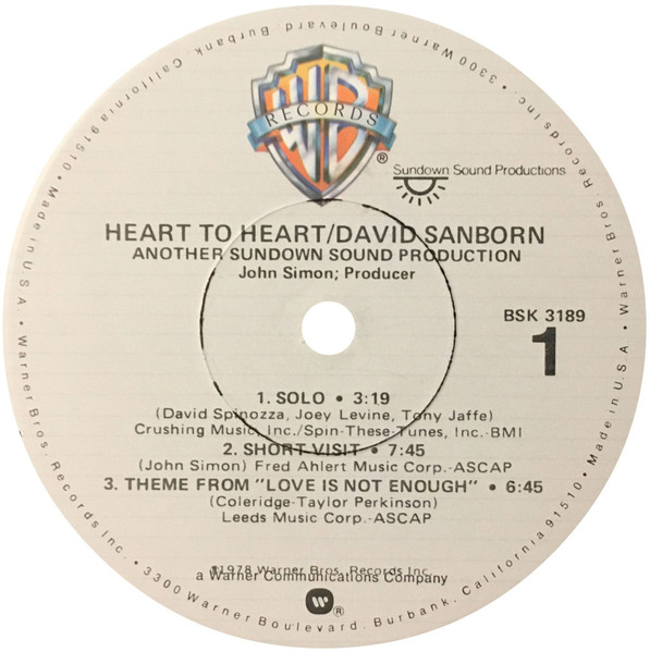David Sanborn - Heart to Heart