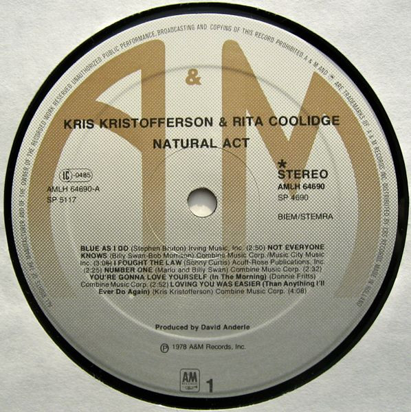 Kris Kristofferson & Rita Coolidge - Natural Act