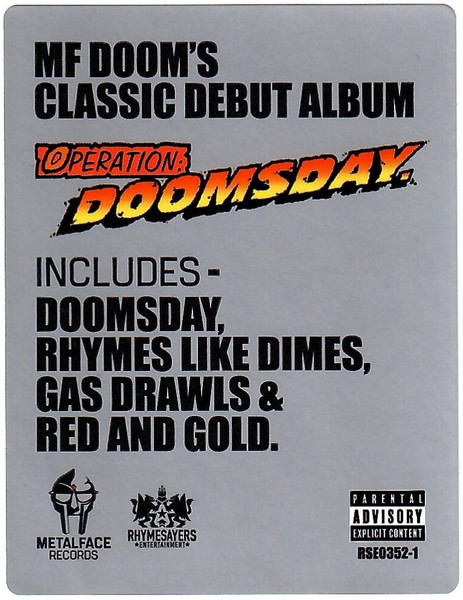 MF Doom – Operation: Doomsday