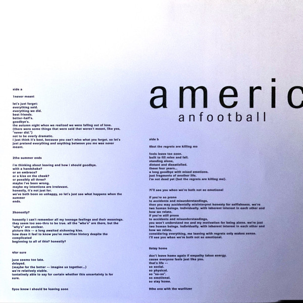 American Football – American Football (Blue Smoke vinyl)
