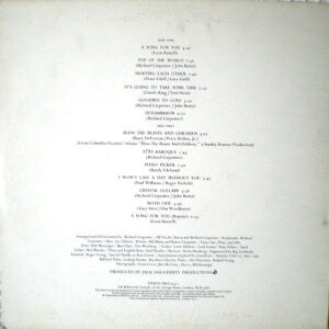 Carpenters – A Song For You - Afbeelding 3