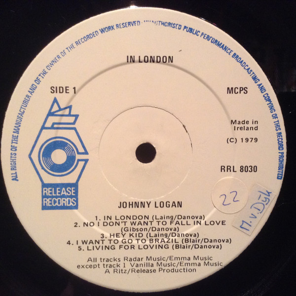 Johnny Logan – In London