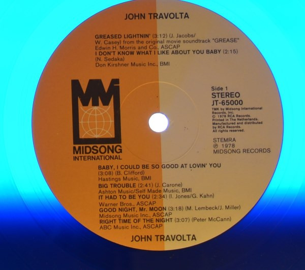 John Travolta – John Travolta (blauw vinyl)