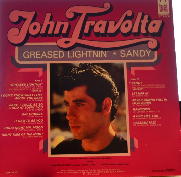 John Travolta – John Travolta (blauw vinyl)
