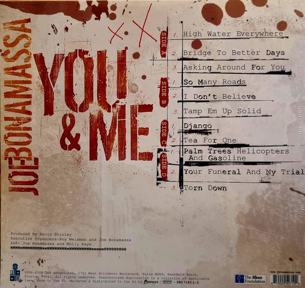 Joe Bonamassa – You & Me (orange vinyl)