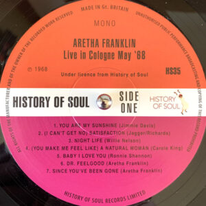Aretha Franklin - Live In Cologne, may '68 (mono) - Afbeelding 2