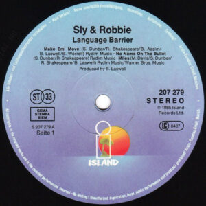 Sly & Robbie – Language Barrier - Afbeelding 2