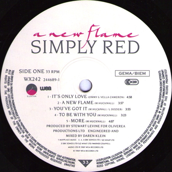 Simply Red – A New Flame