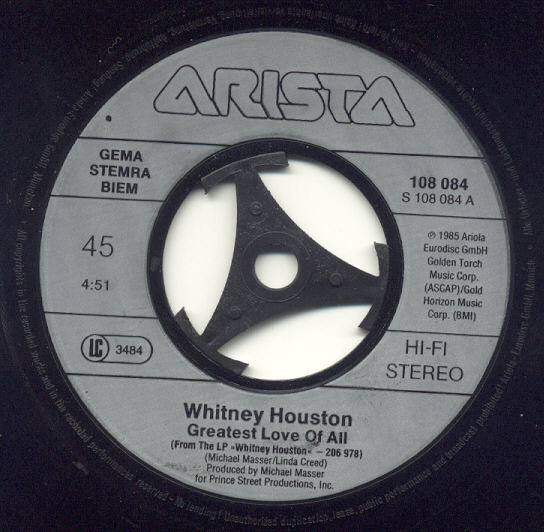 7" | Whitney Houston – Greatest Love Of All