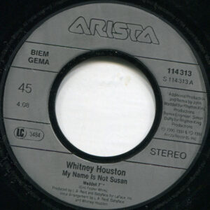 7" | Whitney Houston – My Name Is Not Susan - Afbeelding 2