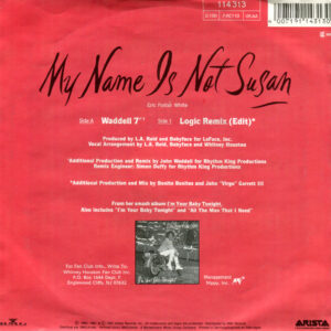 7" | Whitney Houston – My Name Is Not Susan - Afbeelding 3