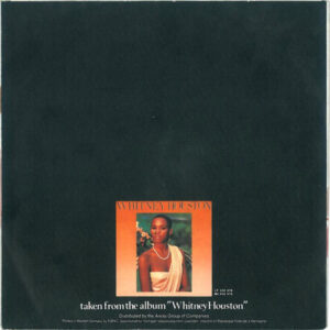 7" | Whitney Houston ‎– Saving All My Love For You - Afbeelding 3