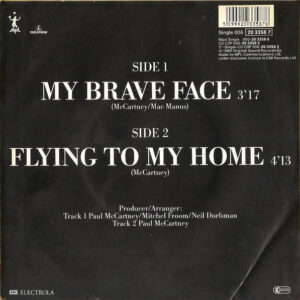 7" | Paul McCartney - My Brave Face - Afbeelding 3