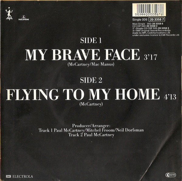 7" | Paul McCartney - My Brave Face
