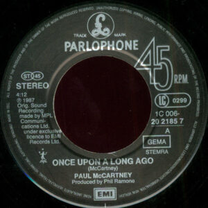 7" | Paul McCartney - Once Upon a Long Ago - Afbeelding 2