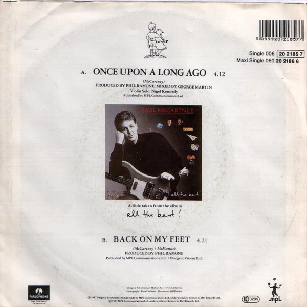 7" | Paul McCartney - Once Upon a Long Ago