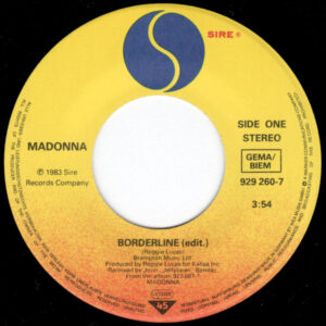 7" | Madonna – Borderline - Afbeelding 2