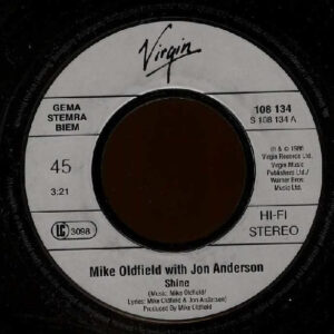7" | Mike Oldfield With Jon Anderson – Shine - Afbeelding 2
