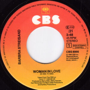 7" | Barbra Streisand – Woman In Love - Afbeelding 2