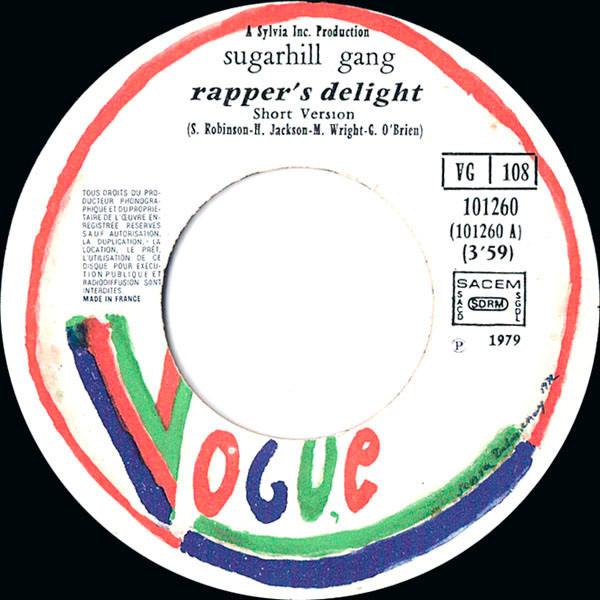 7" | Sugarhill Gang – Rapper's Delight