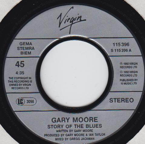 7" | Gary Moore – Story Of The Blues