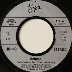 7" | Enigma – Sadeness Part I - Afbeelding 2