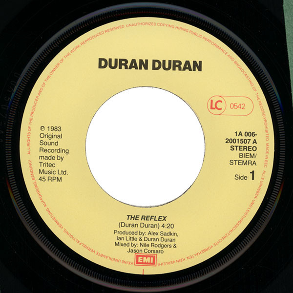 7" | Duran Duran – The Reflex