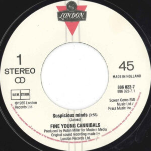 7" | Fine Young Cannibals – Suspicious Minds - Afbeelding 2