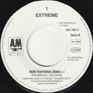 7" | Extreme – More Than Words - Afbeelding 2