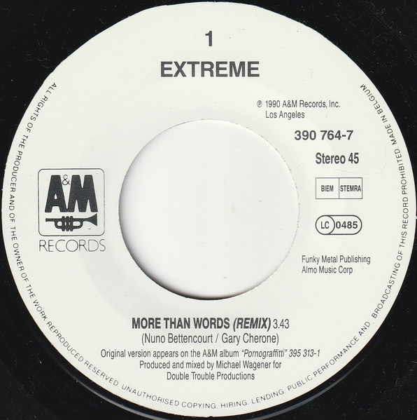 7" | Extreme – More Than Words
