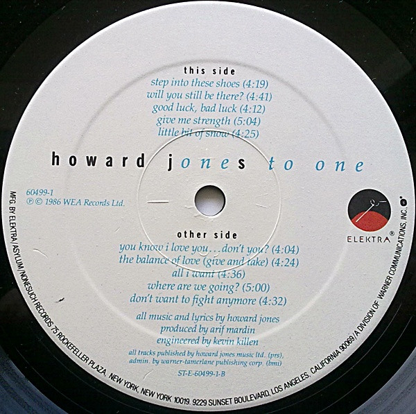 Howard Jones – One To One