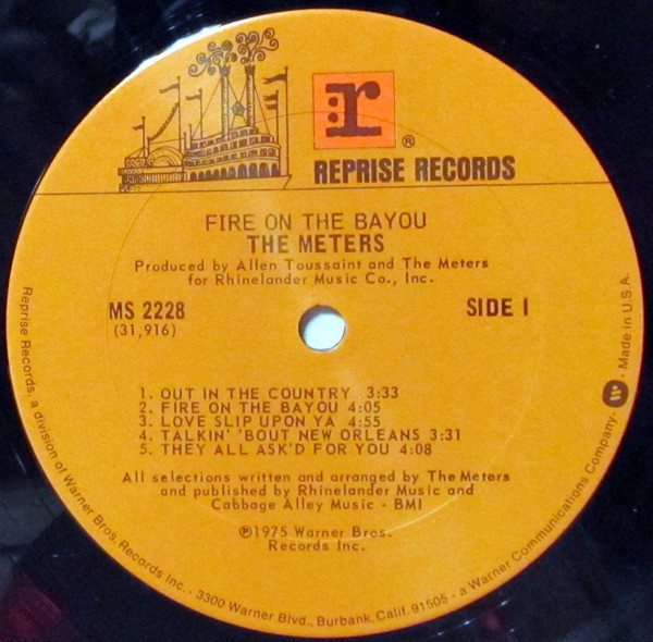 The Meters - Fire on the Bayou + 5