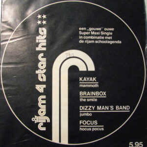 7" | Kayak / Brainbox / Dizzy Man's Band / Focus - Rijam 4 Star Hits (gold flexidisc, 33 rpm) - Afbeelding 1
