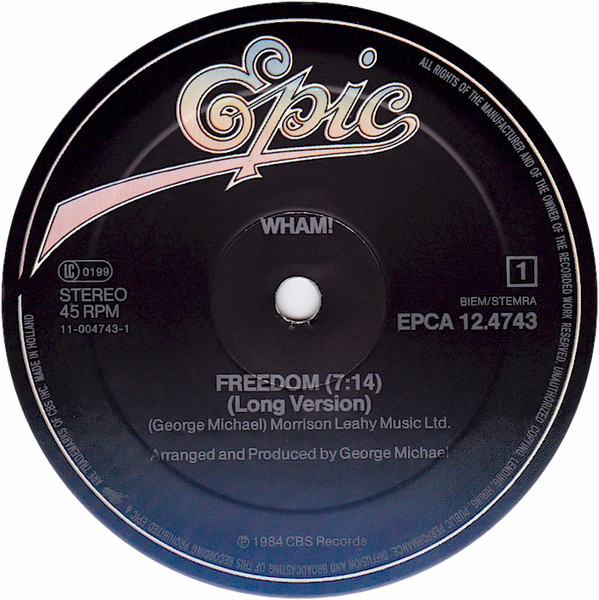 12" | Wham! - Freedom (long version)