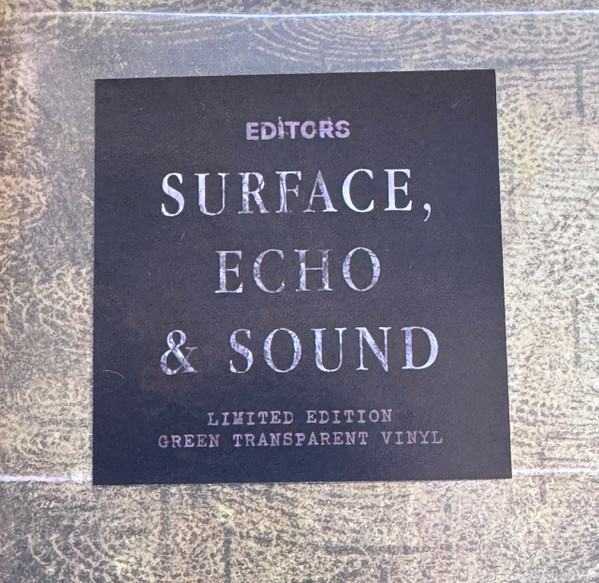 Editors – Surface, Echo & Sound (Green Transparent vinyl)
