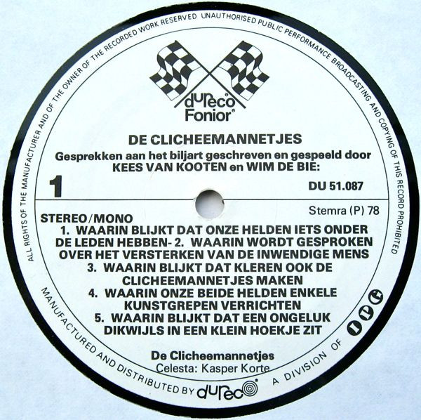 Kees van Kooten en Wim de Bie - De Clicheemannetjes
