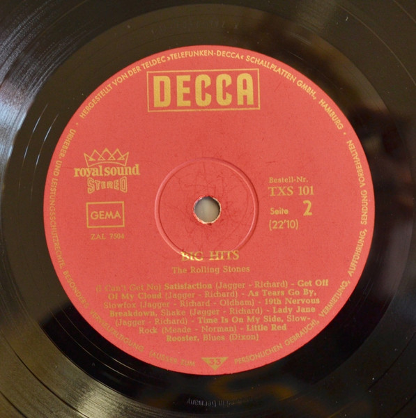 The Rolling Stones – Big Hits (High Tide And Green Grass)