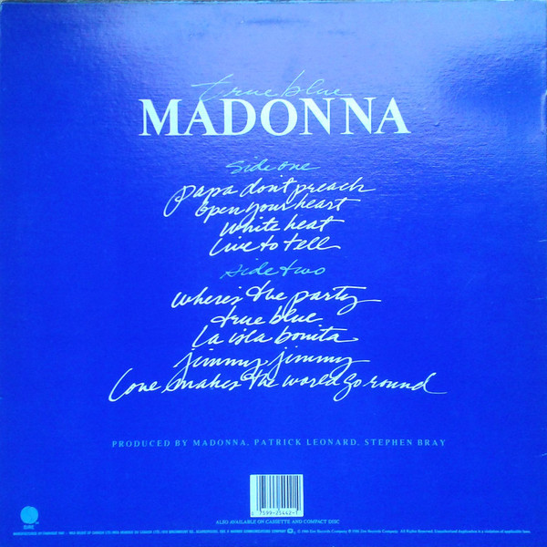 Madonna – True Blue